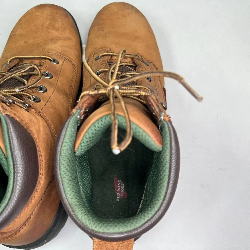 Red Wing Men's Size 14 Brown Leather Work Sport Hunt Soft Toe Boots‎